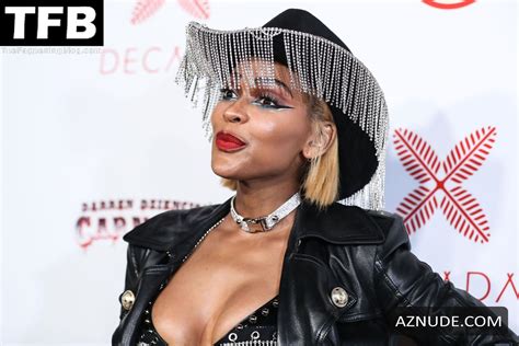 Meagan Good Sexy Seen Flaunting Her Hot Cleavage In A Cowgirl Costume At The Carnevil Halloween