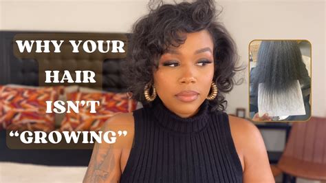 Why Your Hair Isnt Growing How You Are Contributing To Your Hair Loss Jada Mahogane Youtube