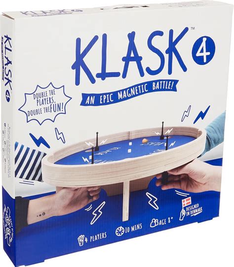 Klask 4 spelers bordspel - Magnetisch spel - Bordspellen Volwassenen en ...