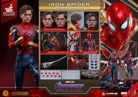 Hot Toys MMS762AE Avengers Endgame 1 6th Scale Iron Spider Collectible Figure Artisan