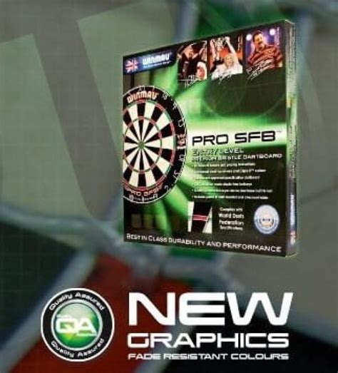 Winmau Pro Sfb Dart Board Outshot Dartboard Surround