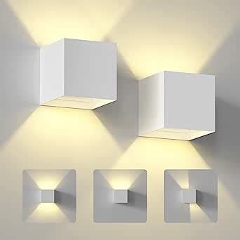 Pezzi W Applique Da Parete Esterno Interni Led Lampada Ip