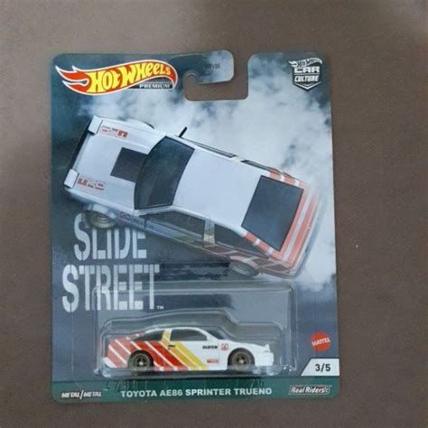 HOT WHEELS TOYOTA AE86 SPRINTER TRUENO SLIDE STREET PREMIUM Shopee Brasil