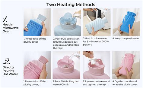 Amazon Microwaveable Silicone Hot Water Bottle With Cover Liter Meetrue Innovative Bpa