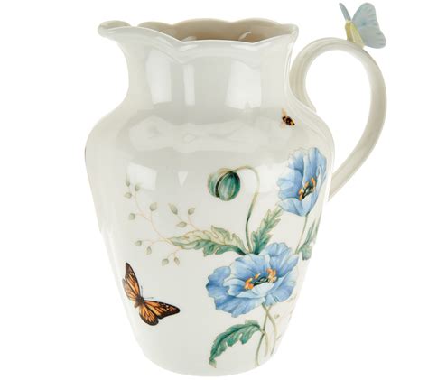 Lenox Butterfly Meadow Limited Edition Porcelain Pitcher Page 1 —