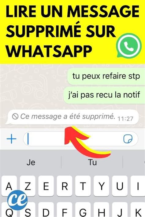 Whatsapp L Astuce Pour Lire Un Message Qui A T Supprim Par Un