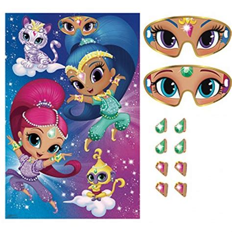 Shimmer And Shine Party Game Poster 1ct