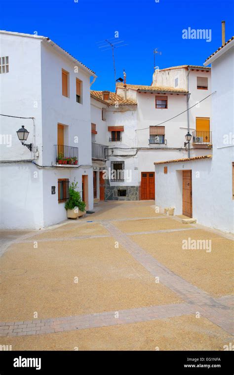 Street In Old Town Requena Valencian Community Spain Stock Photo Alamy