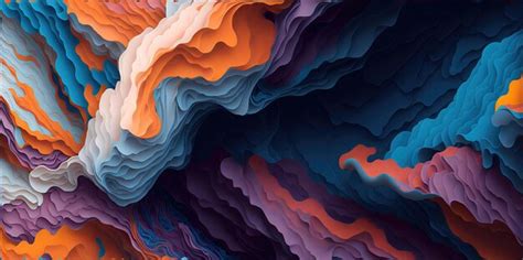 Premium Photo Colourful Abstract Paint Mix Colors Abstract Background