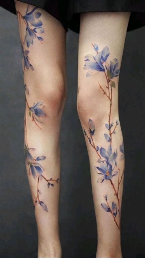 Aggregate 73 Vine Leg Tattoo Designs Latest In Cdgdbentre