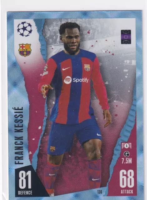 TOPPS MATCH ATTAX Champions League 23 24 Nr 130 Franck Kessie Crystal