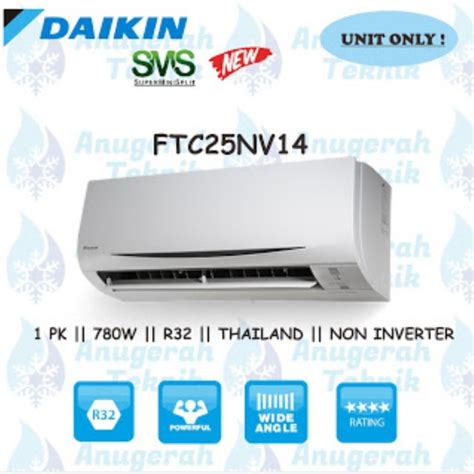 Daikin Ac Split 1 Pk Ftc25nv14 Super Mini Split Anugerah Teknik