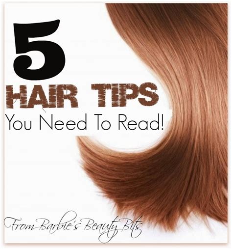 Hair Tips You Need To Read | Barbie's Beauty Bits