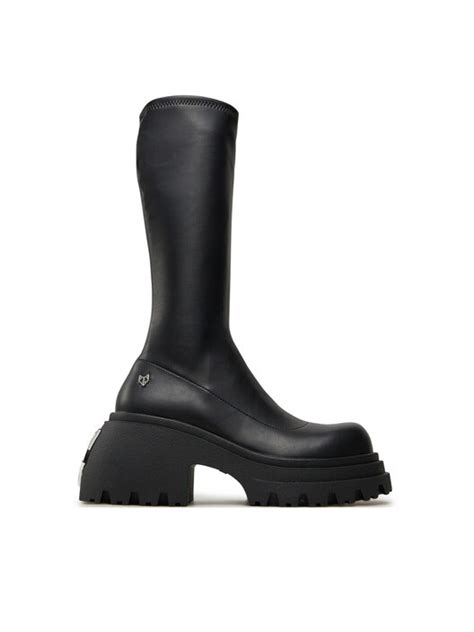 Stiefel Naked Wolfe Scar Schwarz Eschuhe De