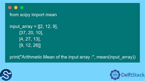 Scipy Stats Mean Function Delft Stack