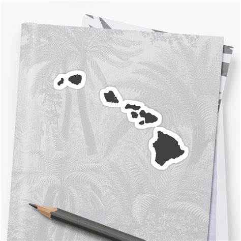 "Hawaii" Sticker by Rjcham | Redbubble