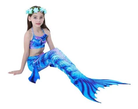 Set 3 Bañador Cola Sirena Y Bikini Niña en venta en Canton China por