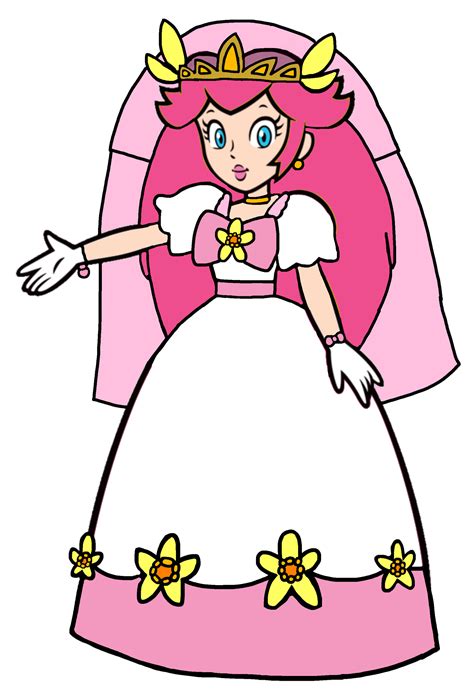 Princess Peach as Wedding Peach (Bridal Dress) by Joshuat1306 on DeviantArt