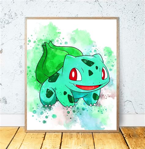 Set Pokemon Printable Art Pokemon Prints Pokemon Poster Etsy