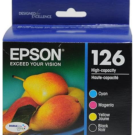 Epson 126 High Capacity Blackcolor Combo Pack Ink Cartridge