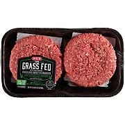 H E B Grass Fed Finished Ground Beef Burgers Lean Shop Meat