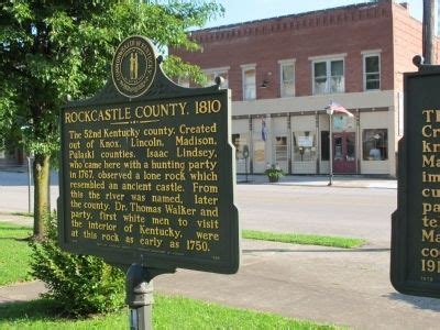 Rockcastle County 1810 Historical Marker