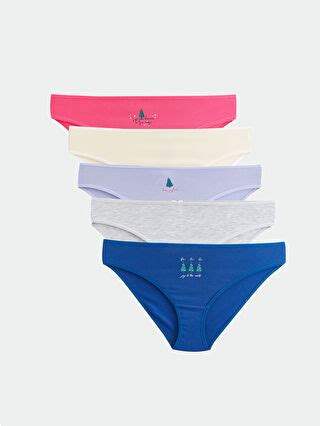 Printed Bikini Briefs Pack W Fc Z Hrs Lc Waikiki