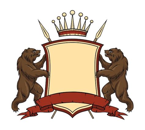 Medieval Bear Coat Of Arms