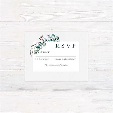 Eucalyptus Invitations Go Print Plus Goprintplus