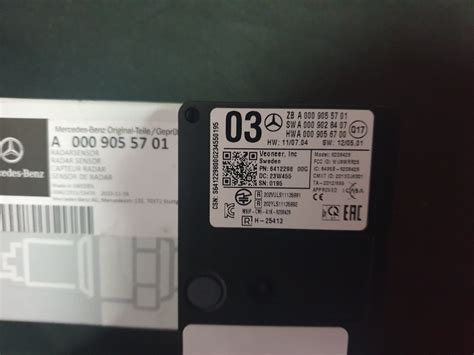 genuine radar   mercedes ebay