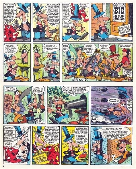 Benito Jacovitti Jak Mandolino Original Comic Arts