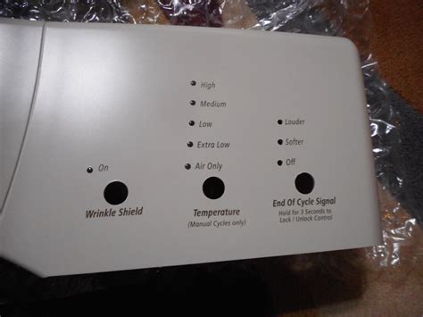 Whirlpool Duet Dryer Control Panel No Computer New Part Free Shipping D Ebay