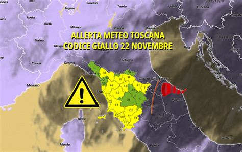 Allerta Meteo Toscana Vento Forte Codice Giallo Rischio