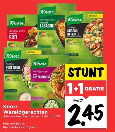 Knorr Wereldgerechten Gratis Aanbieding Bij Vomar Folders Nl