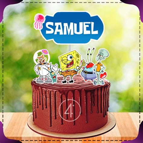 Bob Esponja Fenda Do Bikini Kit Festa Completo Elo