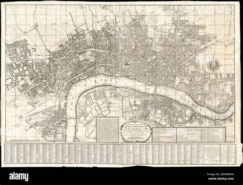 Un nuovo ed esatto piano della città di Londra e Westminster il