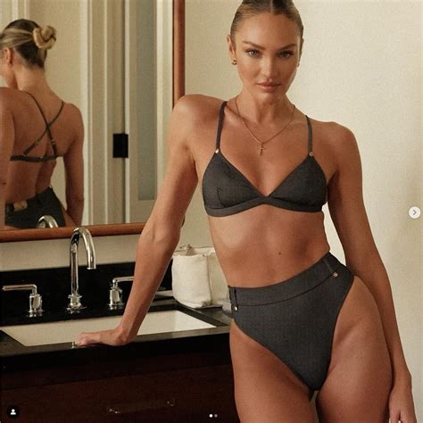 Victoria S Secret Model Candice Swanepoel Shocks Fans With Very Cheeky Thong Bikini Post Daily