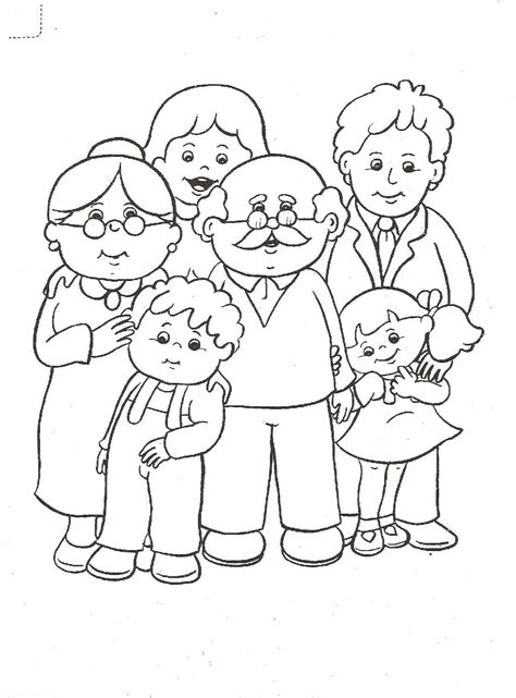 Desenho De Familia Para Imprimir - 7