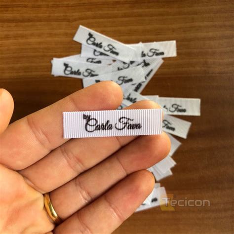 Etiquetas Para Lingerie X Cm Personalizada C Un Roupas Parcelamento Sem Juros