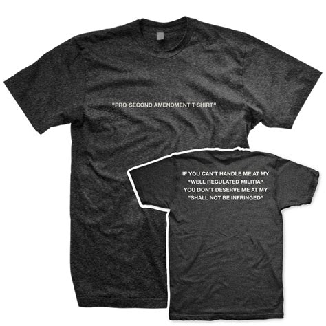 Pro Second Amendment T Shirt