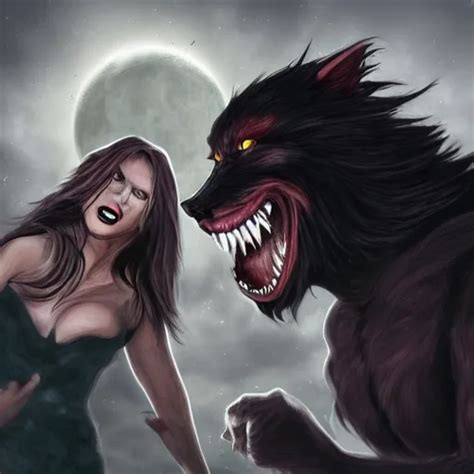 Vampire Vs Werewolf Stable Diffusion OpenArt