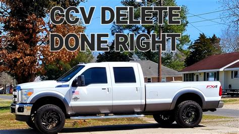 Powerstroke Ccv Delete Done The Right Way Ford F F Youtube