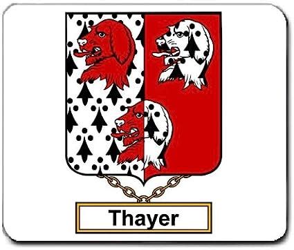 Amazon.com: Thayer Family Crest Coat of Arms Mouse Pad : Office Products