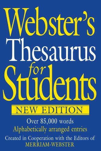 Websters Thesaurus For Students New Edition Book Review And Ratings