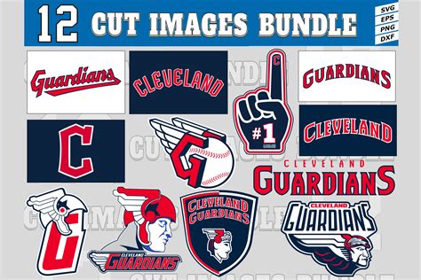 Cleveland Guardians Jersey Logo Baseball Sports Vector Svg