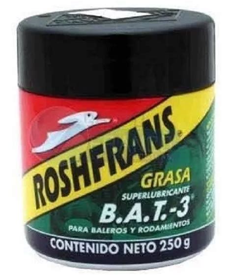 Grasa de Baleros Y Rodamientos Bat3 Roshfrans 250 Gramos Mebuscar México