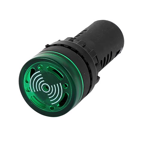 Uxcell Ac Dc V Green Led Active Buzzer Accident Signal Indicator Lamp