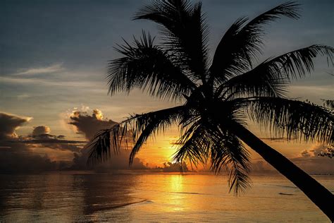 Bora Bora Sunset Photograph by Peter Crook | Pixels