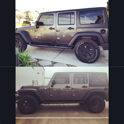 Before And After Lift Tires On Jeep Wrangler Jeep