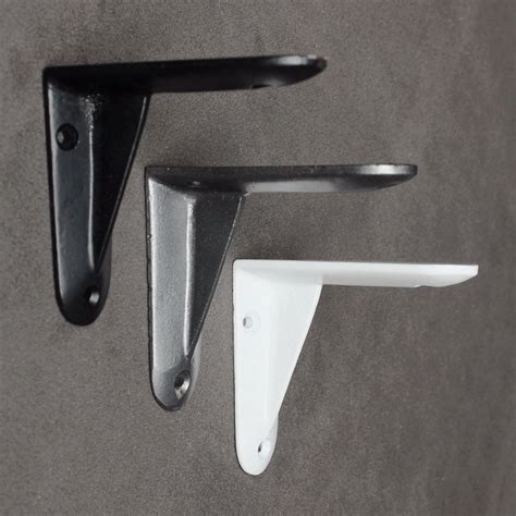 Stunning Simple Metal Shelf Brackets Building Floating Shelves In Alcove